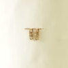 BO en or maillon BO chaine pendant boucles d'oreilles petites BO chaine 18 carats