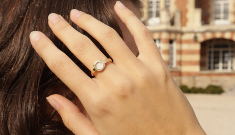 bague porcelaine diamant bague or diamant bijou porcelaine lille bijou 20 ans mariage noces de porcelaine bijou or lille