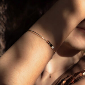 Bracelet léandre or bracelet porcelaine diamant bracelet or lille jonc or lille braclet jonc diamant bracelet tendance or
