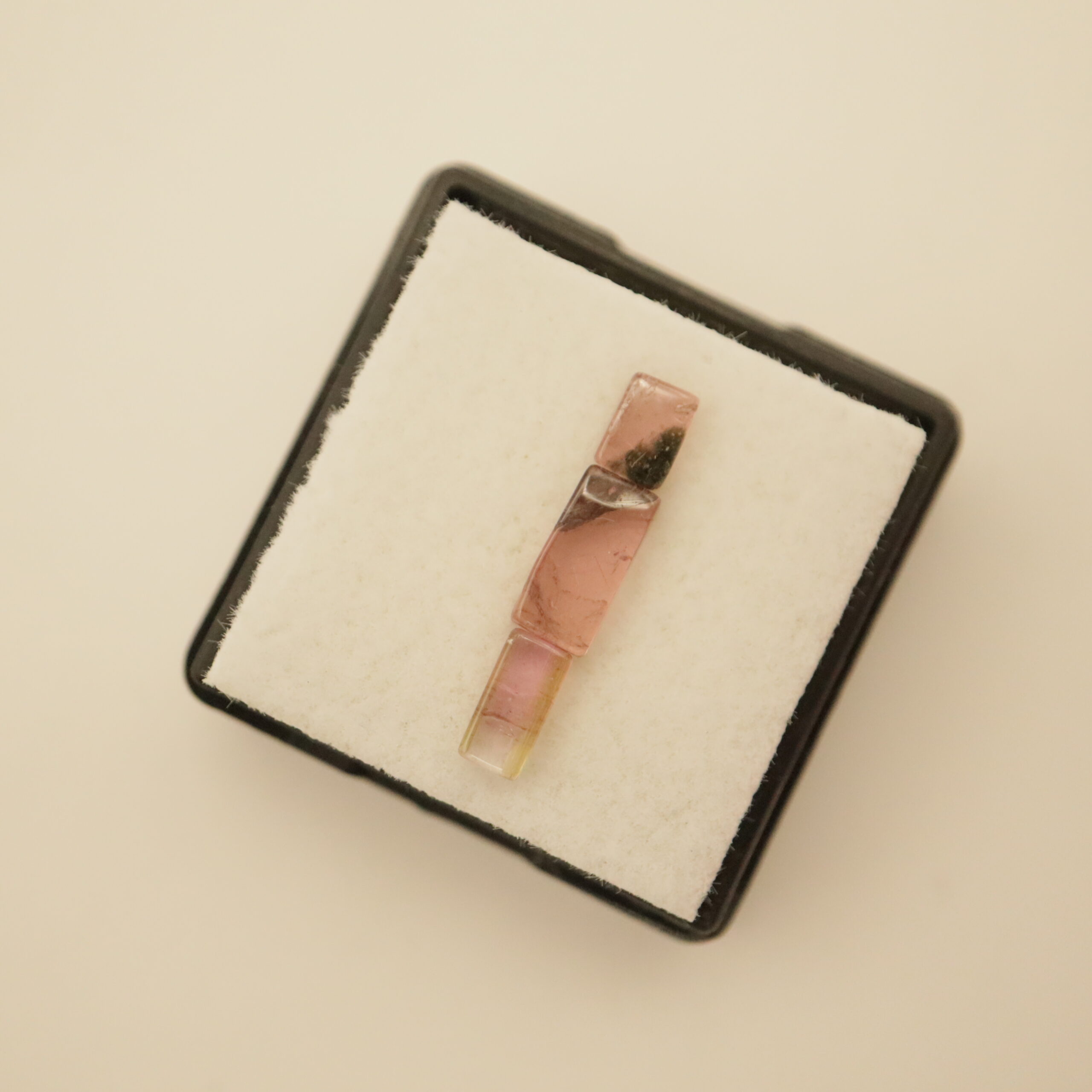 Tourmaline bonbon bicolore